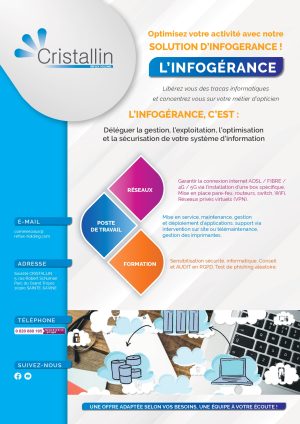 CRISTALLIN | Plaquette Infogérance