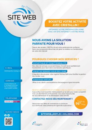 CRISTALLIN | Plaquette Site Web