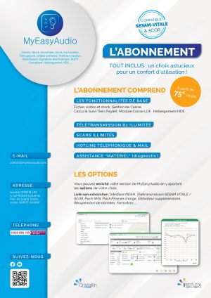MYEASYAUDIO | Plaquette abonnement FRANCE