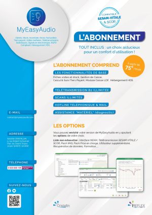 MYEASYAUDIO | Plaquette abonnement FRANCE MYEASYAUDIO | Plaquette abonnement FRANCE