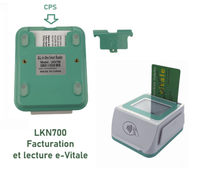 Lecteur SESAM-Vitale LKN700 4 EN 1 – Image 2